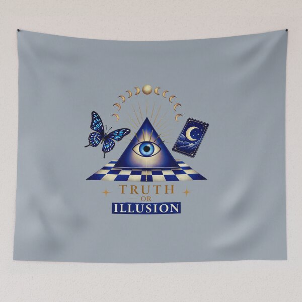 Item preview, Truth or Illusion – Mystic Eye Symbol Design designed and sold by Aimetoi.