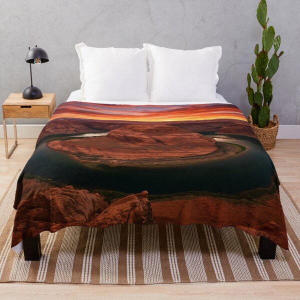Item preview, Horseshoe Bend Sunset Poster – Majestic Colorado River Landscape Photography designed and sold by M&M Lifestyle Hub.