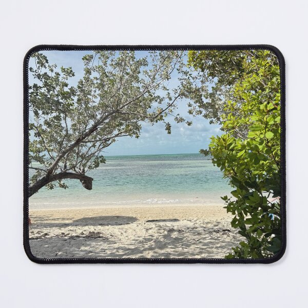 Item preview, Tropical Hideaway - Beach View Through Coastal Trees designed and sold by Cruisebysunny.