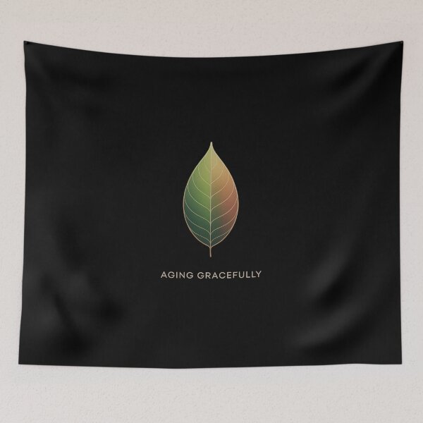 Item preview, Aging Gracefully | Vintage Botanical Leaf Minimalist Nature Design designed and sold by ArcticFoxStudio.