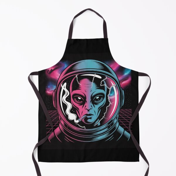 Item preview, Smoking Alien UFO designed and sold by ALL ART .