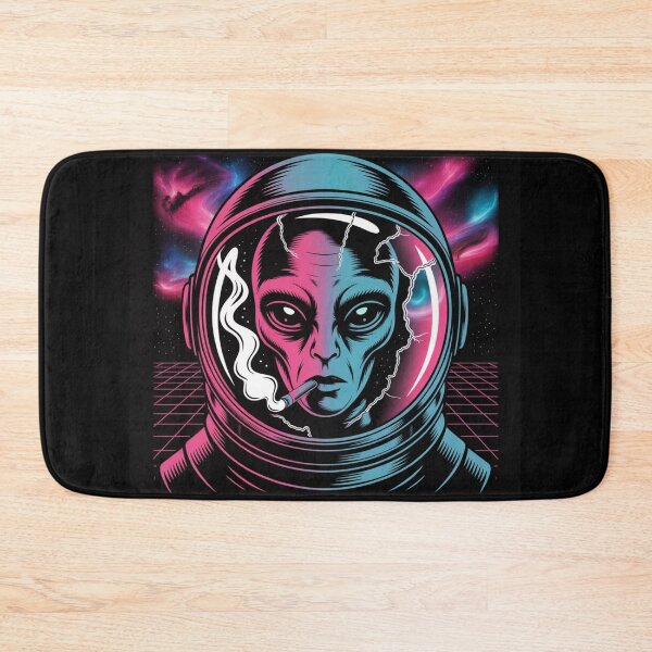 Item preview, Smoking Alien UFO designed and sold by ALL ART .