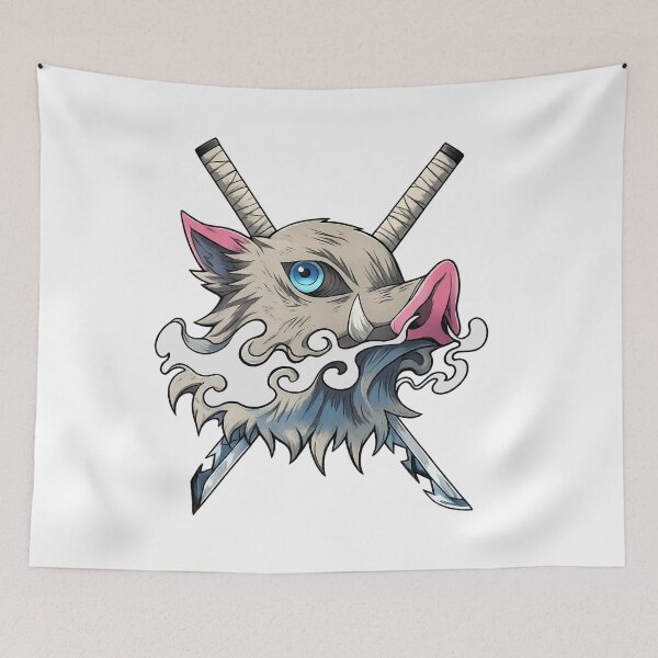 Item preview, Demon Slayer Inosuke Beast Breathing Anime Art designed and sold by AllGBlArt.