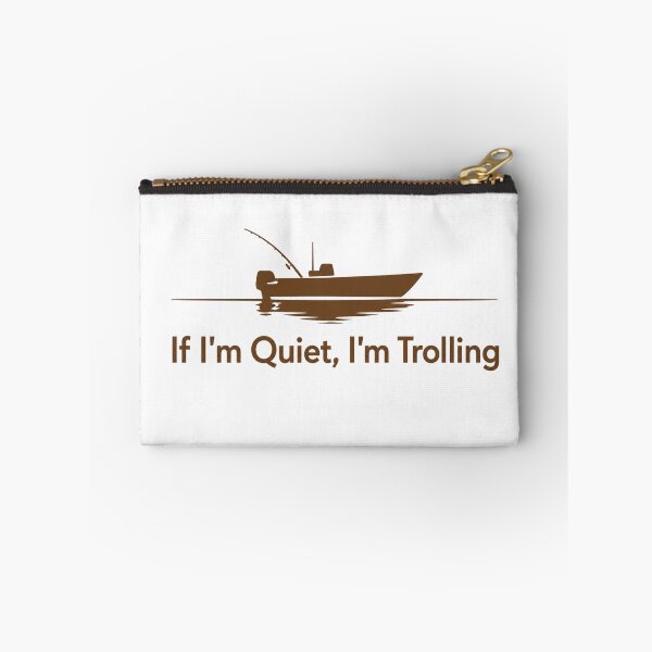 Item preview, If I’m Quiet I’m Trolling | Funny Introvert Fishing Shirt designed and sold by ZorviqueStudio.