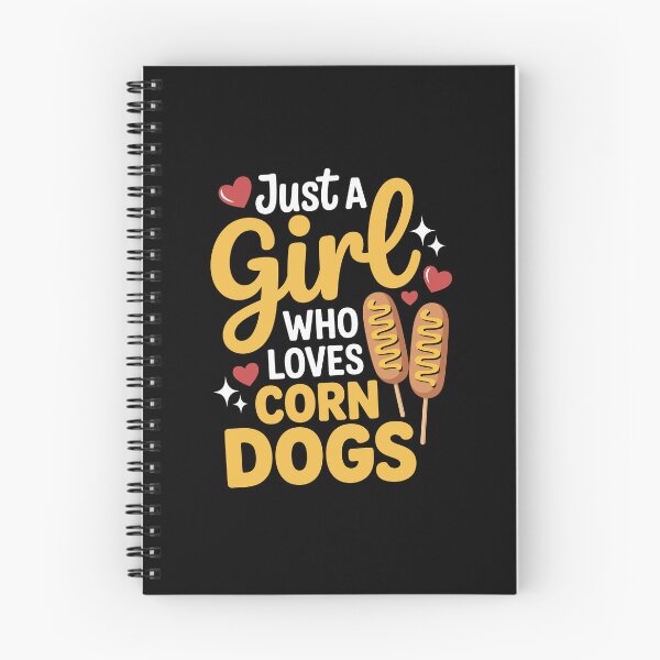 Item preview, Just a Girl Loves Corn Dogs designed and sold by jkrphoto.
