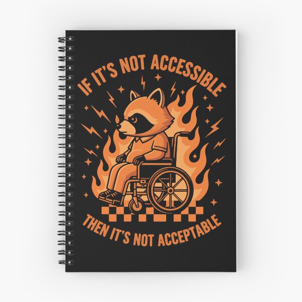 Item preview, Disability awareness Not Accessible Not Acceptable designed and sold by LuminOrb.