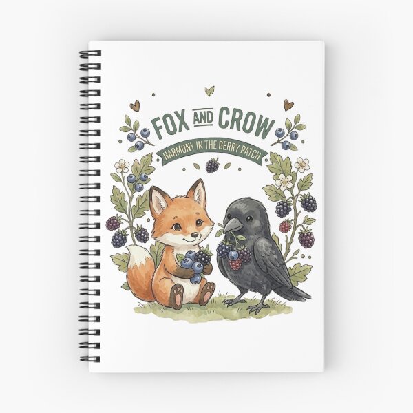 Item preview, Sweet Fox & Crow Art designed and sold by AetherEcho.