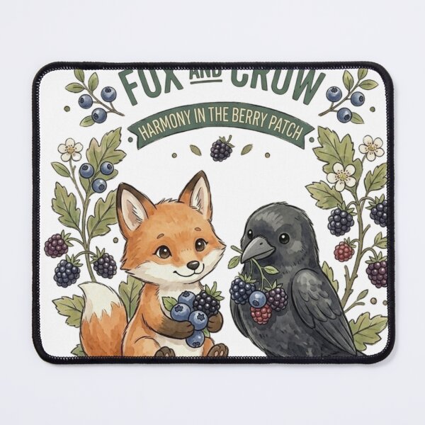 Item preview, Sweet Fox & Crow Art designed and sold by AetherEcho.