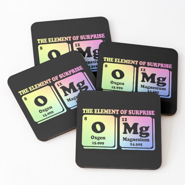Item preview, OMg The Element Of Surprise Funny Periodic Table Science Gift designed and sold by ScienceCorner.