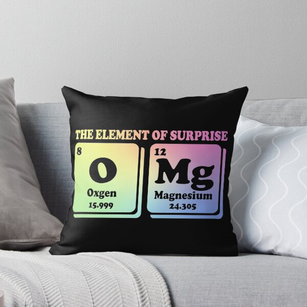 Item preview, OMg The Element Of Surprise Funny Periodic Table Science Gift designed and sold by ScienceCorner.