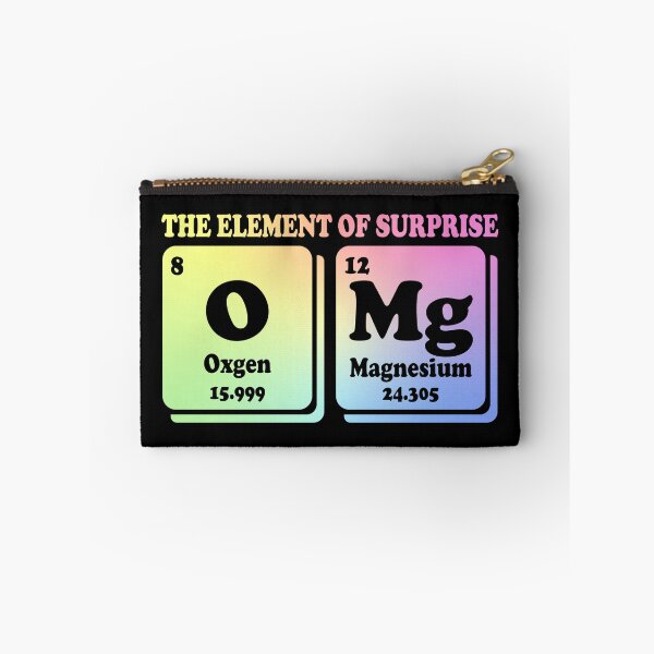 Item preview, OMg The Element Of Surprise Funny Periodic Table Science Gift designed and sold by ScienceCorner.