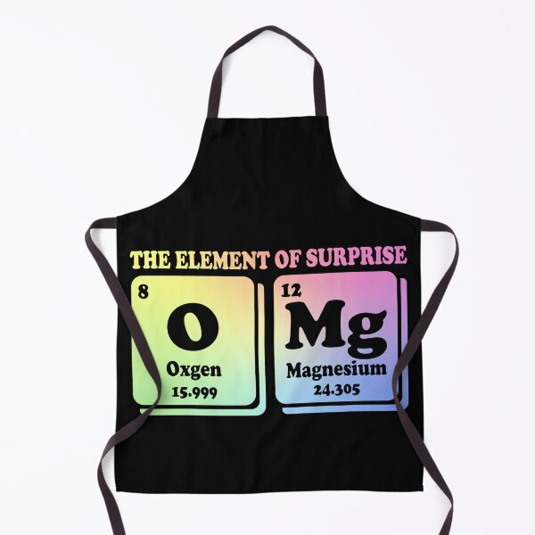 Item preview, OMg The Element Of Surprise Funny Periodic Table Science Gift designed and sold by ScienceCorner.