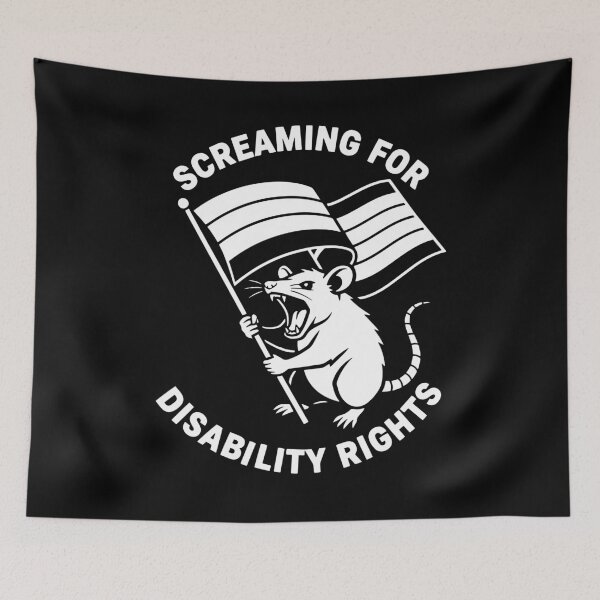 Item preview, Disability Awareness Screaming For Disability designed and sold by LuminOrb.
