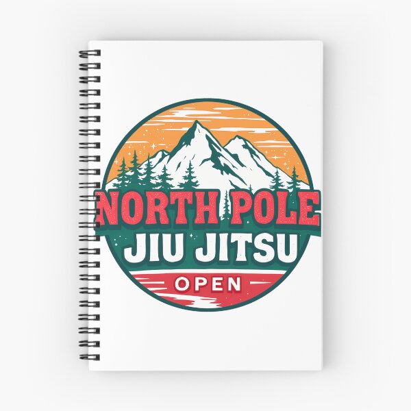 Item preview, Retro North Pole Jiu Jitsu Open Mountain Sign designed and sold by RariTeesShop.