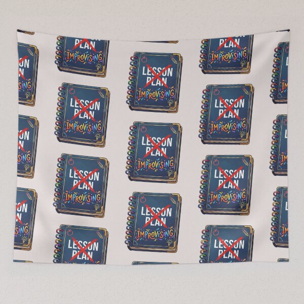 Item preview, Funny Teacher Lesson Plan Improvising Gift - Classroom Humor designed and sold by AkDesign022.