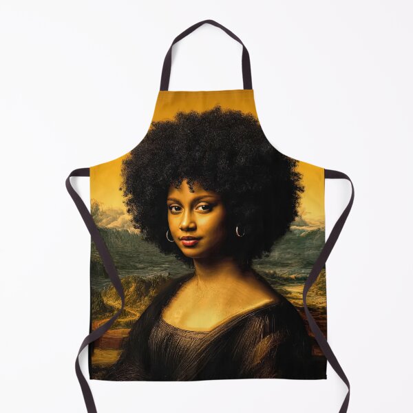 Item preview, Afro Renaissance Mona Lisa Fine Art Print designed and sold by Cerafus.