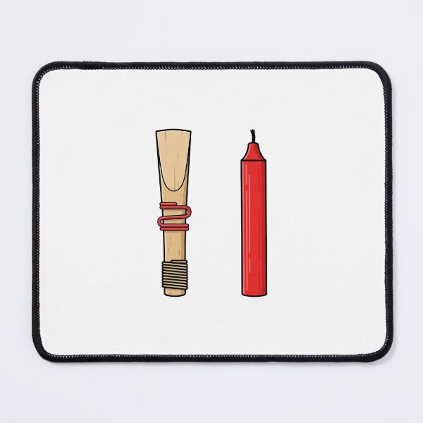 Item preview, Minimalist Bassoon Reed Birthday Candle Art designed and sold by DuckOddity.