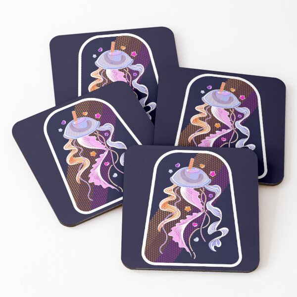 Item preview, Popstar Latte Jellyfish designed and sold by Abigail Perry.