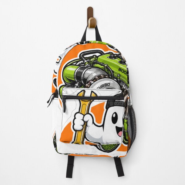 Item preview, Boosted Ghost Mechanic - Turbo Engine JDM Halloween designed and sold by  Bold Border Studio..