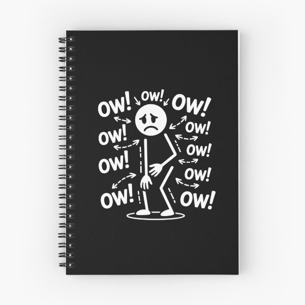 Item preview, Ow Ow Ow Character Funny Saying Body Pain Humor designed and sold by ZACK ART.