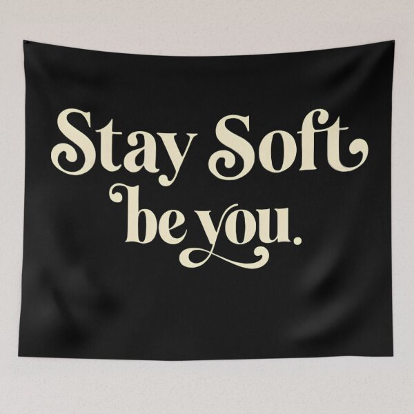 Item preview, Stay Soft Be You | Elegant  Vintage Typography designed and sold by Hamza25const.