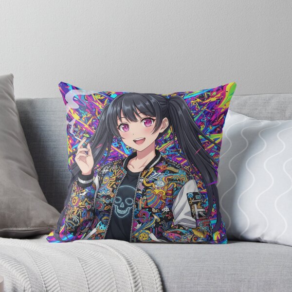 Item preview, Cyberpunk Anime Girl Streetwear Neo Aesthetic Art designed and sold by InkRebelprint.