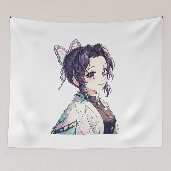 Item preview, Shinobu Kocho - The Insect Hashira Anime Fan Art designed and sold by AllGBlArt.