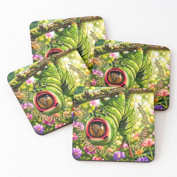 Item preview, The World Feels Upside Down - Cool Caterpillar designed and sold by MagicMood Creations.