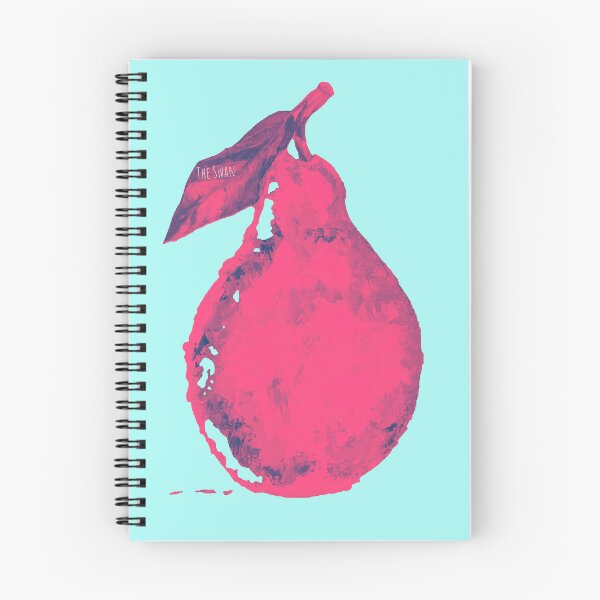 Item preview, PINK FUCHSIA PEAR | Sky Blue Pop Art Oil Painting | Pastel Summer Aesthetic designed and sold by BlueberrySwan.