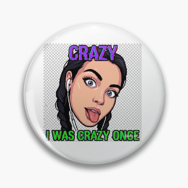 Item preview, Crazy I was crazy once  designed and sold by Dashedathlete10.
