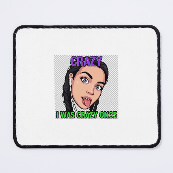 Item preview, Crazy I was crazy once  designed and sold by Dashedathlete10.