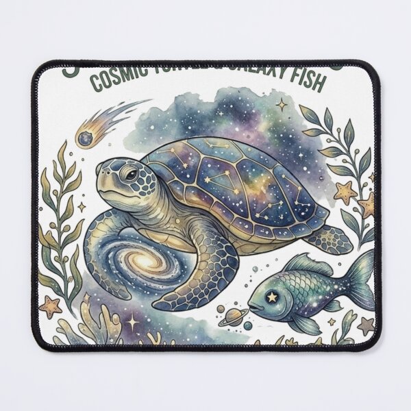 Item preview, Celestial Sea Turtle & Stardust Fish designed and sold by AetherEcho.