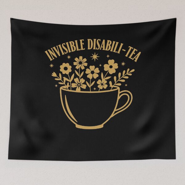 Item preview, Disability Awareness Invisible Disabili Tea Pride designed and sold by LuminOrb.