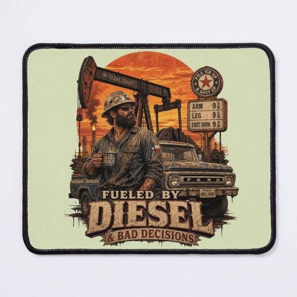 Item preview, Fueled By Diesel & Bad Decisions  designed and sold by AGO37.