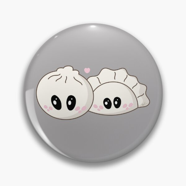 Item preview, Dumpling Besties – Kawaii Bao and Pierogi Hug designed and sold by SKETCHYANDGRAPHIC.