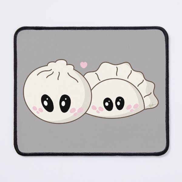 Item preview, Dumpling Besties – Kawaii Bao and Pierogi Hug designed and sold by SKETCHYANDGRAPHIC.