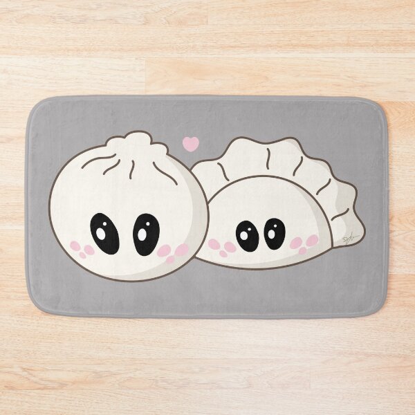 Item preview, Dumpling Besties – Kawaii Bao and Pierogi Hug designed and sold by SKETCHYANDGRAPHIC.