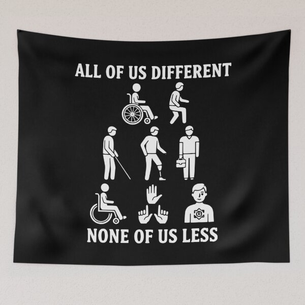Item preview, Disability Awareness All Of Us Different designed and sold by LuminOrb.