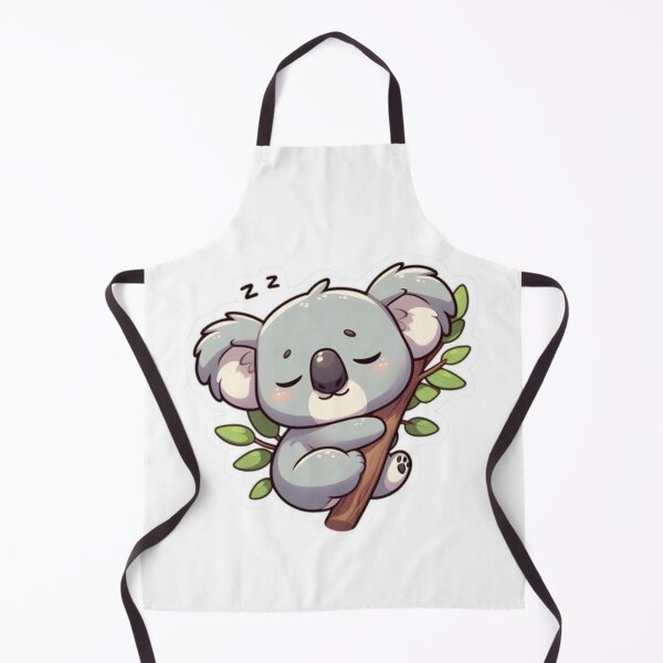 Item preview, Kawaii Sleeping Koala Sticker - Cute Baby Animal Art designed and sold by ZYNORAworld.