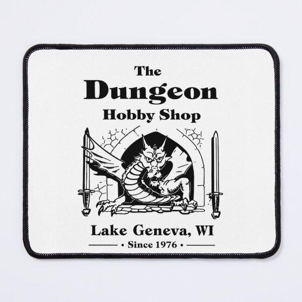 Item preview, Dungeon Hobby Shop Dungeons TSR Dragons - Old School Funny Geek designed and sold by MatoPatos.