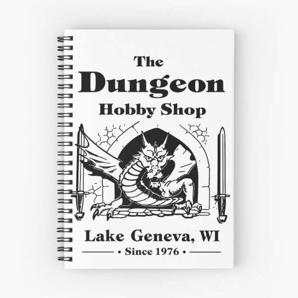 Item preview, Dungeon Hobby Shop Dungeons TSR Dragons - Old School Funny Geek designed and sold by MatoPatos.