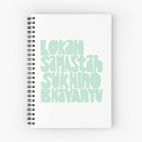 Item preview, Lokah Samastah Sukhino Bhavantu Mantra Green designed and sold by wordznart.