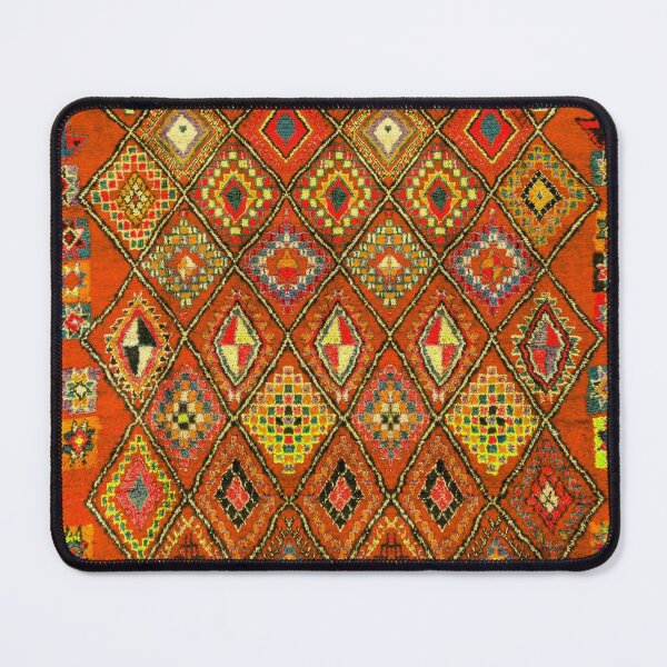 Item preview, Orange Bohemian Carpet Design designed and sold by SpaceBazaar.