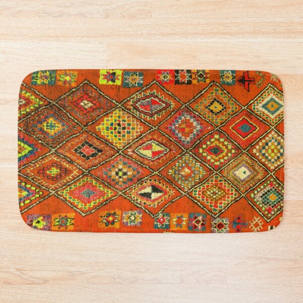 Item preview, Orange Bohemian Carpet Design designed and sold by SpaceBazaar.