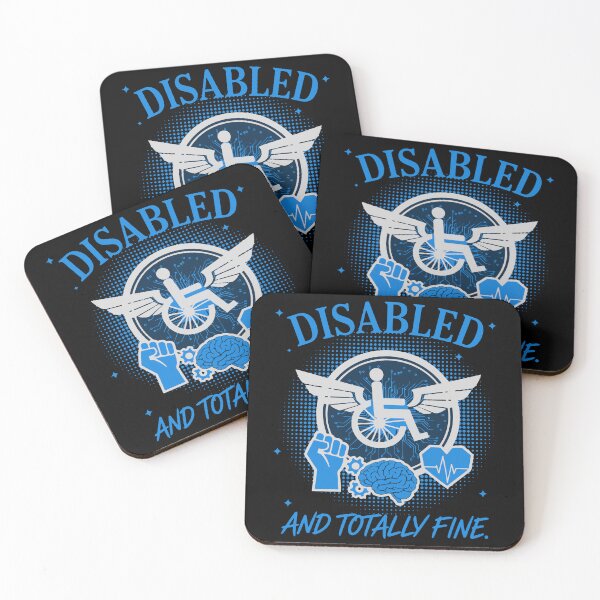 Item preview, Disability Awareness Disabled And Totally Fine designed and sold by LuminOrb.