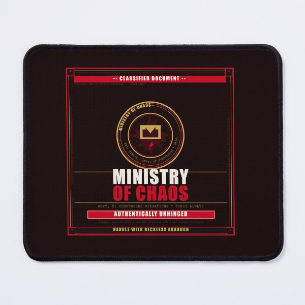 Item preview, Ministry of Chaos Fictional Seal Ironic Streetwear Art. designed and sold by Mega-Shopping.
