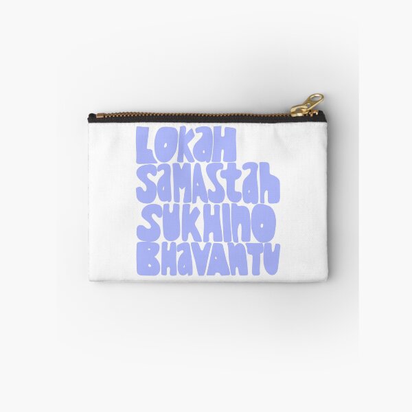 Artikelvorschau, Lokah Samastah Sukhino Bhavantu Mantra Lila entworfen und verkauft von wordznart.