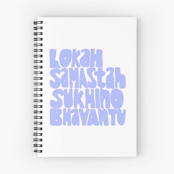 Item preview, Lokah Samastah Sukhino Bhavantu Mantra Purple designed and sold by wordznart.