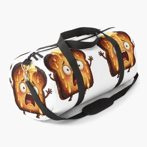 Item preview, Terrified Burnt Toast Cartoon Character Melting with Butter designed and sold by jgvisualarts.