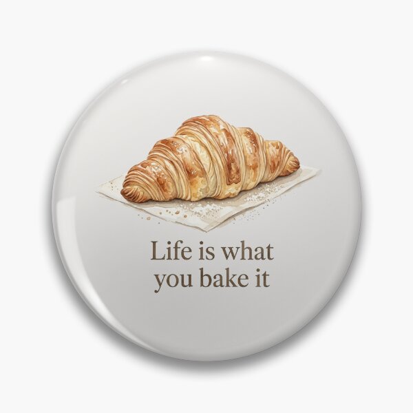 Item preview,  Life is What You Bake It – Elegant Croissant Bakery Aesthetic designed and sold by Verycutethings.